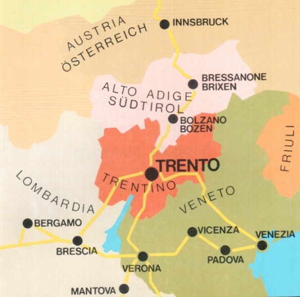 Mapa de Trento