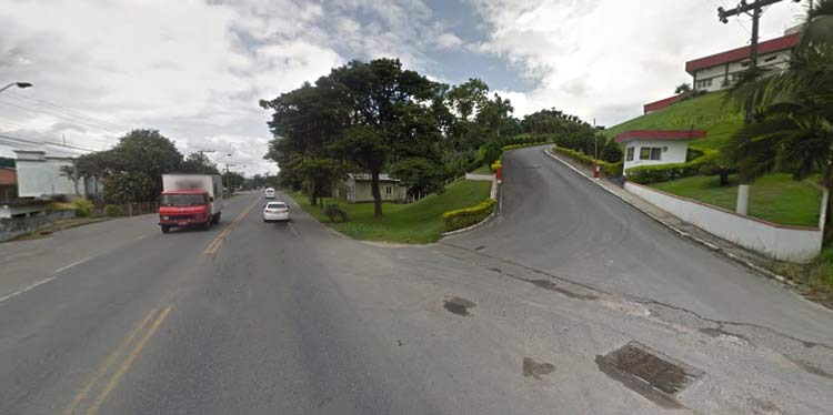 Local onde teria ocorrido o crime, segundo a PM | Imagem: Google Maps (Street View) 