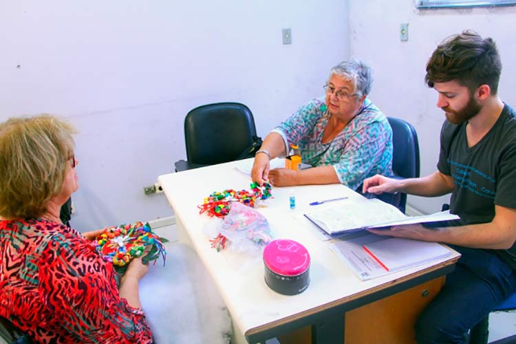 Trabalhadora manual, Niceia Savaris, aprovada no processo de avaliação. Foto: Ascom / SST